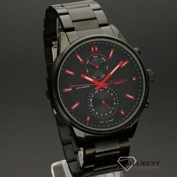 Zegarek męski Bruno BC2875 BLACK z  czerwonymi wskazówkami (1).jpg